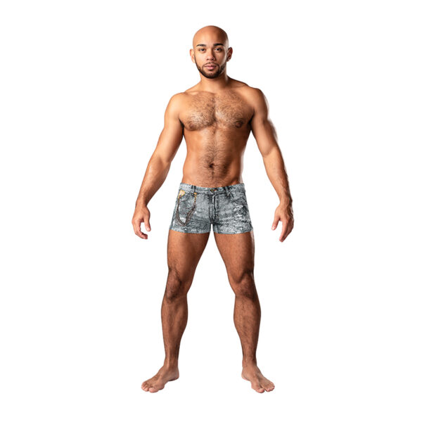 MP Dirty Denim Pouch Short Denim S