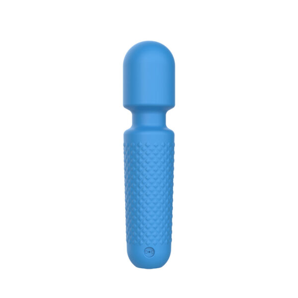 Emojibator Tiny Wand Emoji Vibrator Blue