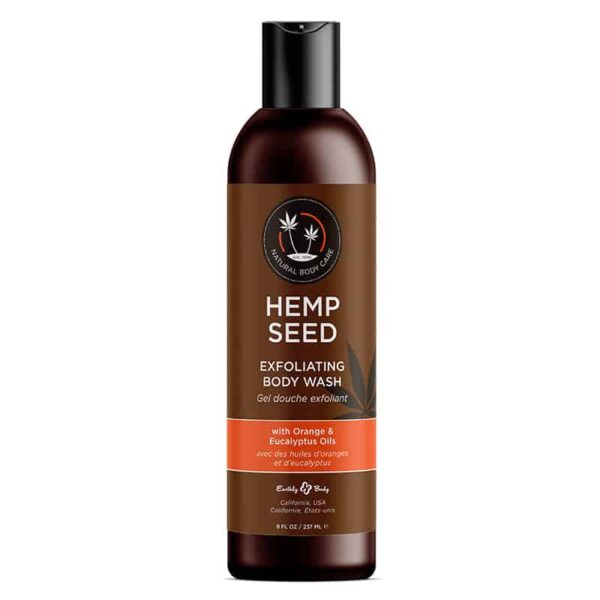 EB Hemp Seed Exfoliating  Body Wash 8oz