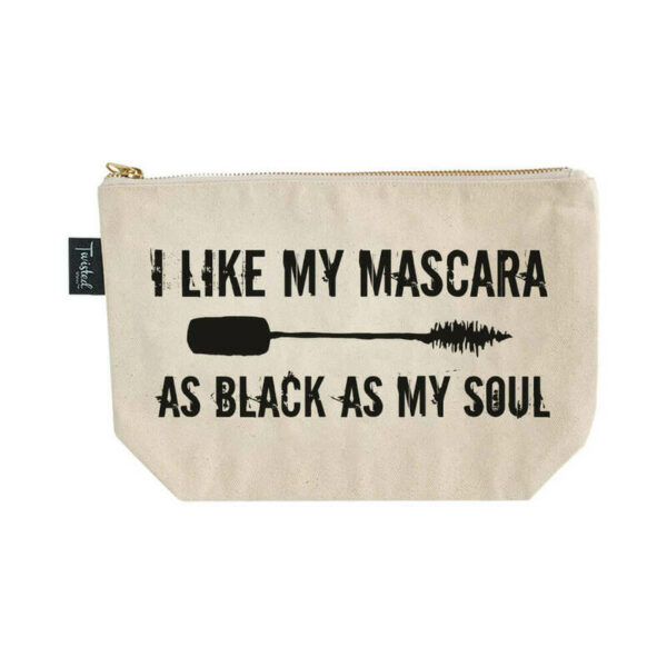 TW I Like My Mascara Black as Soul Bag