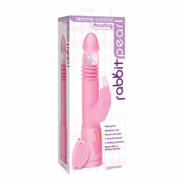 PD Rabbit Pearl WP Remote Thrusting Pink