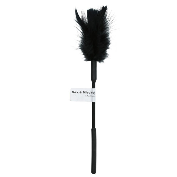 SS S&M Feather Tickler Black