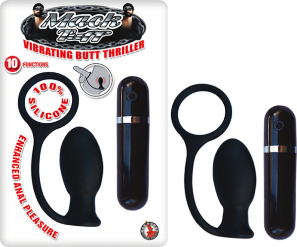 Mack Tuff Vibrating Butt Thriller (Blk)