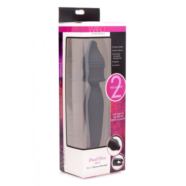 Wand Essentials Dual Diva-2 In 1 Black
