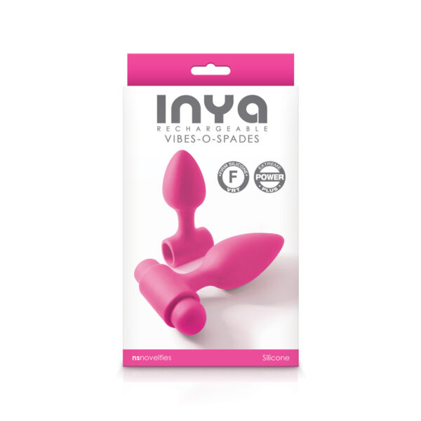 INYA Vibes-O-Spades Recharg Plug Pnk