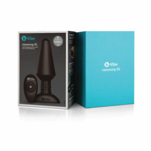 b-vibe Rimming XL Anal Plug Black