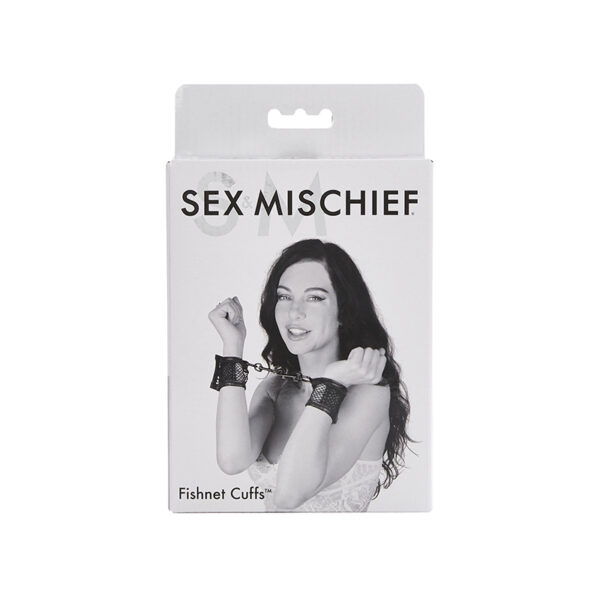 SS S&M Fishnet Cuffs Black