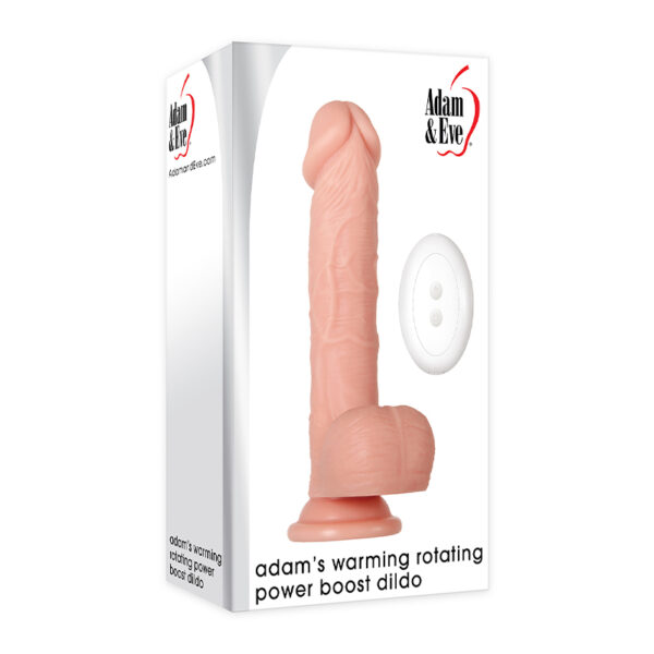 A&E Adams WarmRotating 7.5in Dildo Beige