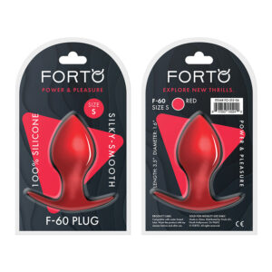 Forto F-60 Spade Silicone Plug Sml Red