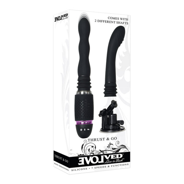 Evolved Thrust&Go Vibrator Set Black