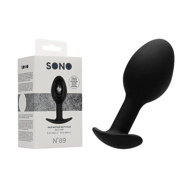 SONO No. 89 Self-Motion Anal Plug Black