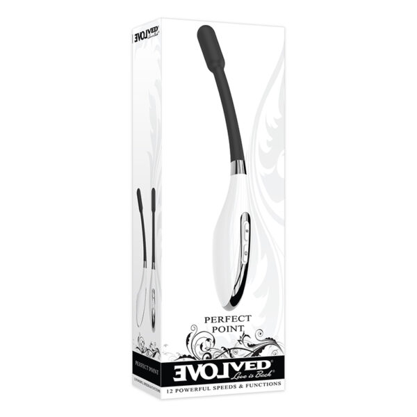 Evolved PerfectPoint ClitStimWand WhtBlk
