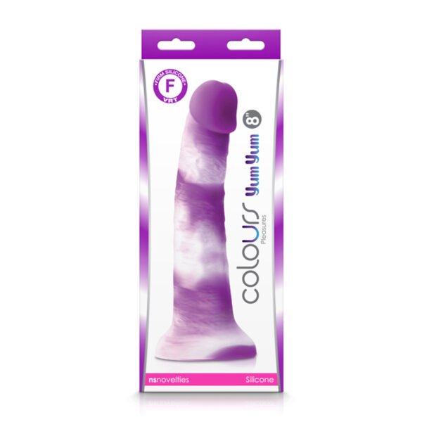 Colours Pleasures Yum Yum 8in Dildo Pur