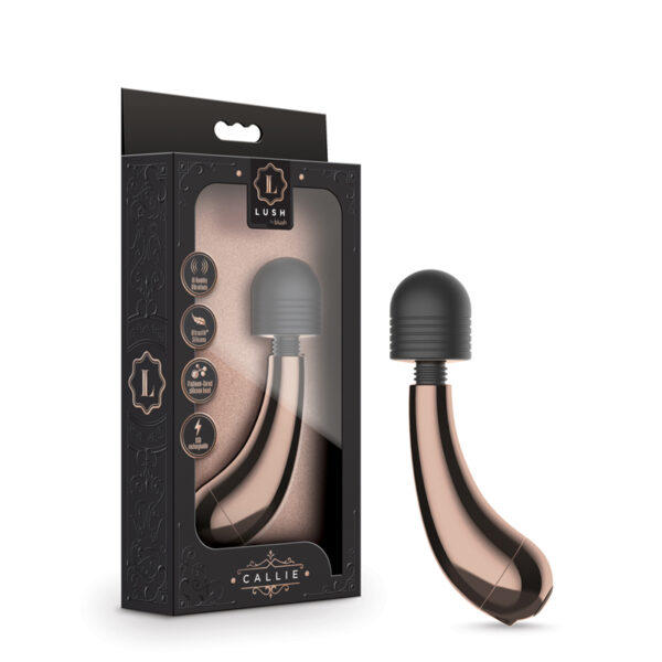 Lush Callie Mini Wand Vibrator Rose Gold