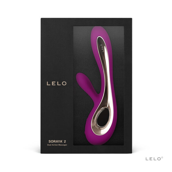 LELO SORAYA 2 Rabbit Vibrator Deep Rose