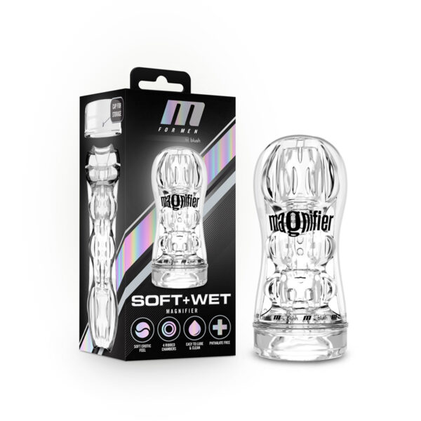 M for Men Soft + Wet Magnifier Clear