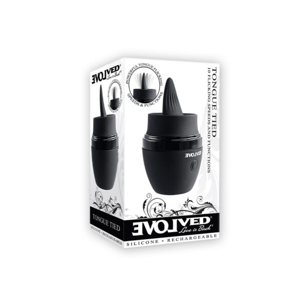 Evolved TongueTied Flicking Vibe Blk