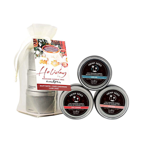 EB Hemp Seed Holiday Candle Trio 2023