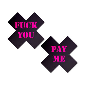 Pastease BlkPnk FUPayMeCrss NipplePasty