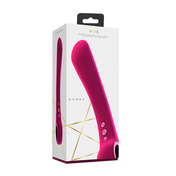 VIVE OMBRA Bendable Vibrator Pink