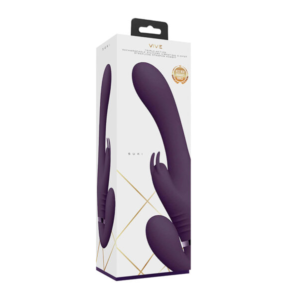 VIVE SUKI Pulse StraplessStrapOnVibe Pur