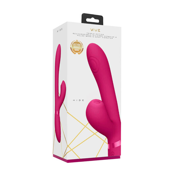 VIVE HIDE Air & Pulse Wave Dual Stim Pnk