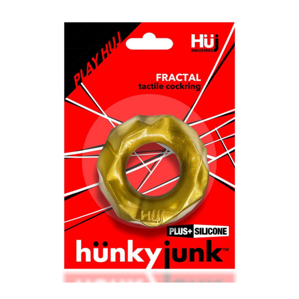 Hunkyjunk Fractal Tactile Cockring Bronz