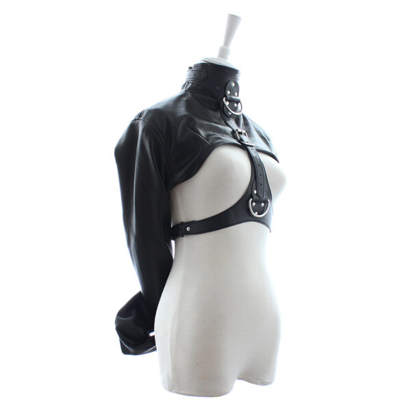 Ple'sur Bondage BoleroStraightJacket Blk