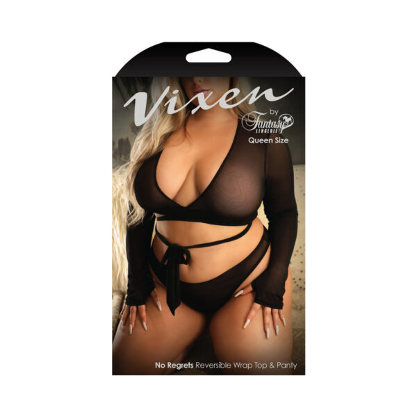 FL Vixen No Regrets LS Wrap & Thong Q
