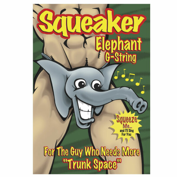 MP Novelty Squeaker Elephant Gst Blk 1SZ