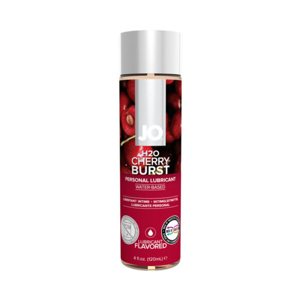 JO H2O Cherry Burst Flavored Lube 4oz