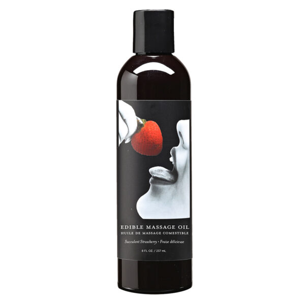 EB Edible Massage Oil 8oz Strawberry