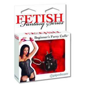 FF Beginners Furry Cuffs Red