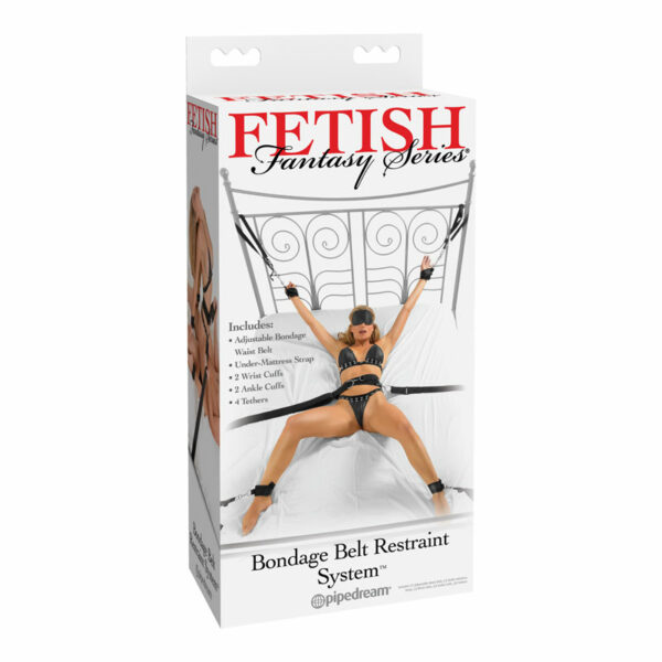 FF Bondage Belt Restraint System Black