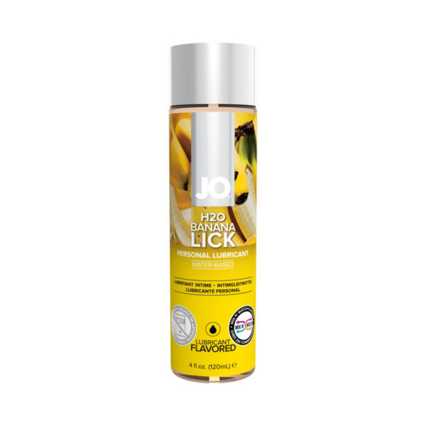 JO H2O Banana Lick Flavored Lube 4oz