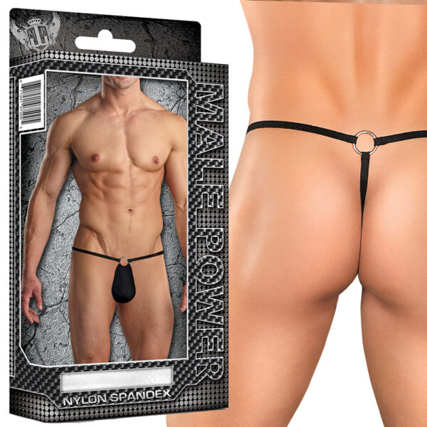 MP Nylon Spandex Front Ring Gstr Blk 1SZ
