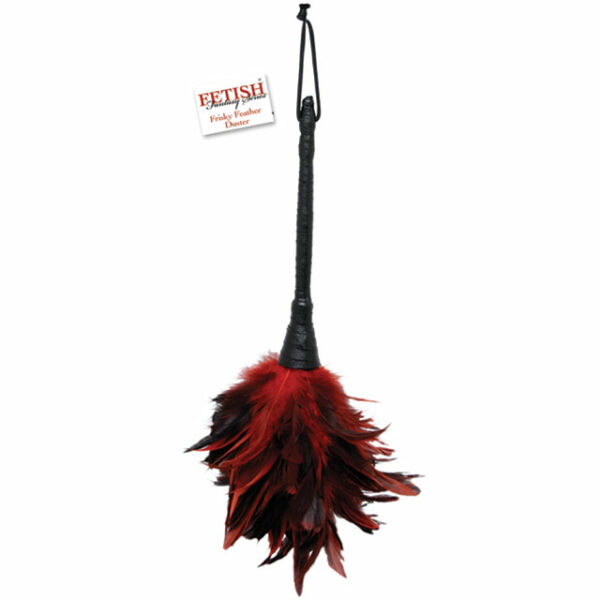 FF Frisky Feather Duster Red