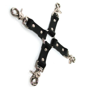 KL Leather Hog Tie (Black)