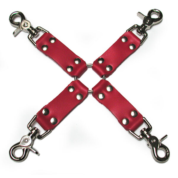 KL Leather Hog Tie (Red)