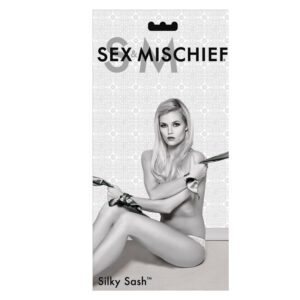 SS S&M Silky Sash Restraints Black