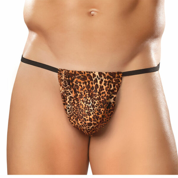 MP Animal Posing Strap Brown Leopard 1SZ