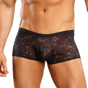 MP Stretch Lace Mini Short Black Lrg
