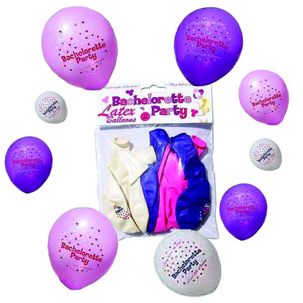 Bachelorette Party Ballons (12pc) Asst,