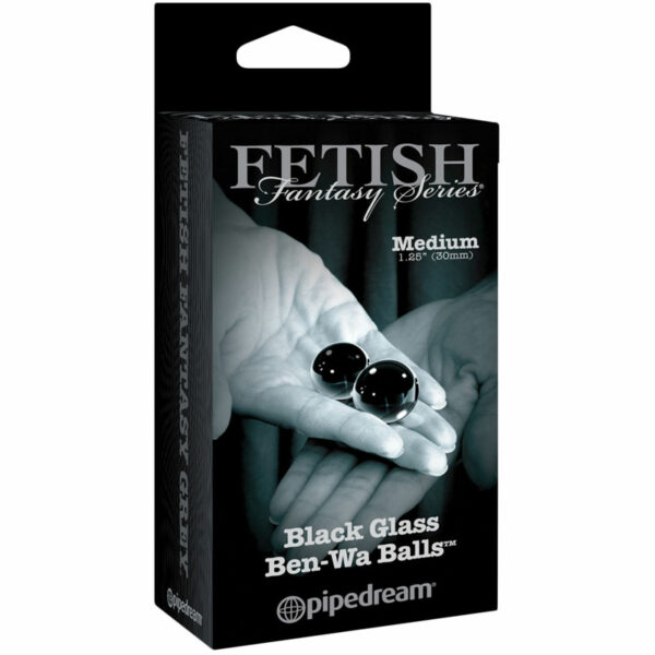FF LE Black Glass Ben-Wa Balls Medium