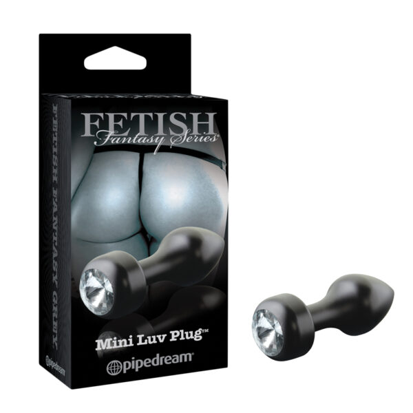 FF LE Mini Luv Plug With Gem Base Black