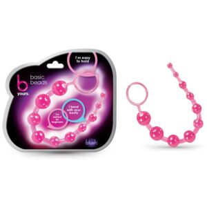 B Yours Basic Beads 12.75in Pink