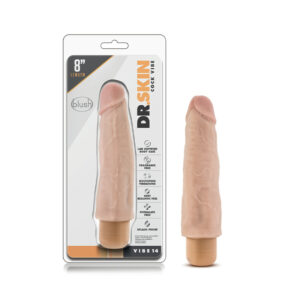 Dr. Skin Vibe 14 Dildo 8in Vibr Beige