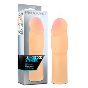 Performance 1.5in Cock Xtender Beige