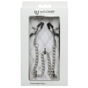 SS S&M Adjustable Chained Nipple Clamps