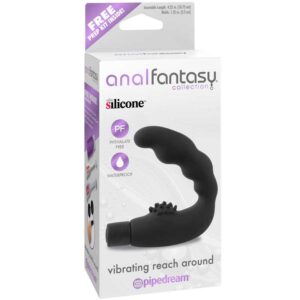 AFC Vibrating Reach Around Prostate Blk